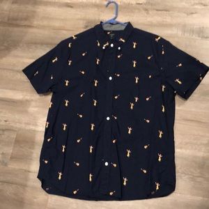 J. Crew slim-fit short-sleeve printed shirt